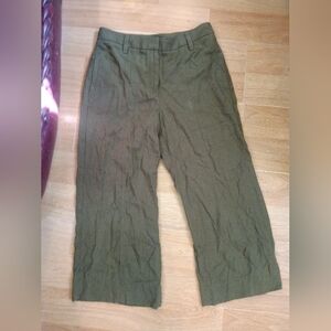 Ann Taylor Green Pants Size 4P Pre-owned